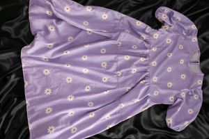 lavender floral dress