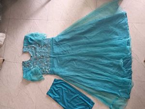 Beautiful Teal Ethnic Gown