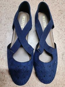 Stylish Brown Cutout Flats