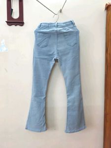 Light Wash Bell Bottom Jeans
