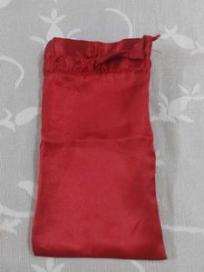 2 Satin Drawstring Pouch Shagun Bags
