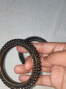 Black Oxidised Bangles 2x6