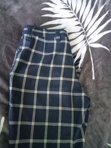 Checked Formal Pants