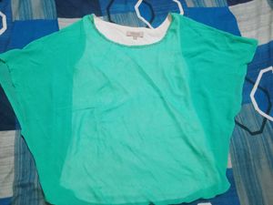 Stylish Green Kaftan Top