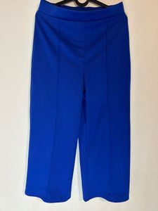 H&M Royal Blue Culotte Pants | High Waist