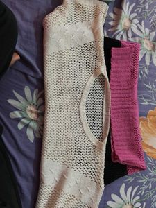 Women’s Crochet Top / Shrug – Stylish Casual Wear