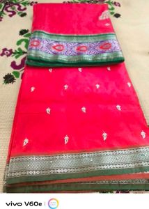 Gorgeous silk saree rose colour