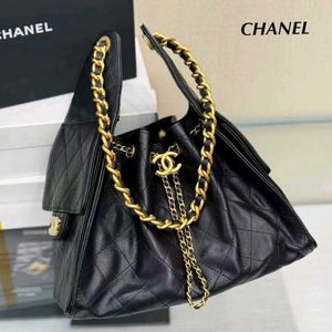 Chanel 25 Mini Handbag Black Grained Calfskin* WD