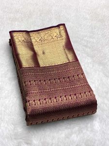 Elegant Silk Blend Saree