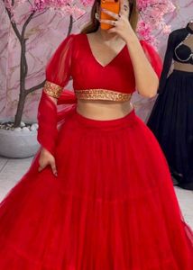 Stunning Red Lehenga Choli