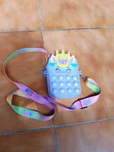 Cute Unicorn Pop-It Pouch