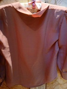 Chic Pink V-Neck Blouse