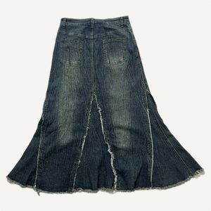 Women's Denim Maxi Skirt