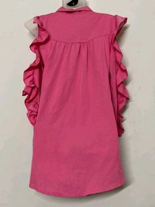 Pinterest Pink Cold Shoulder Ruched Dress