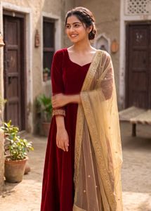 Gown With Duppatta