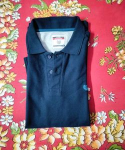 DUKE Dark Blue Polo T- Shirt with Heart Log💙