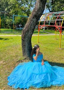 Stunning Blue Ball Gown