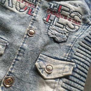 Boys Shirt with Half Sleeves Jacket