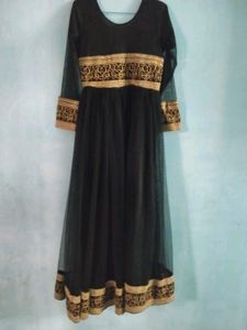 Elegant Black &amp; Gold Gown