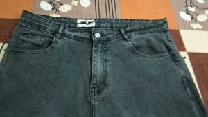 Vintage Wash Wide Leg Jeans