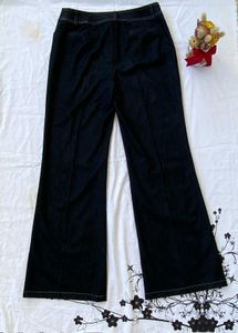 Low Rise Navy Bootcut Jeans