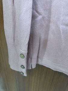 Tan Jay Knit Sweater - Pink