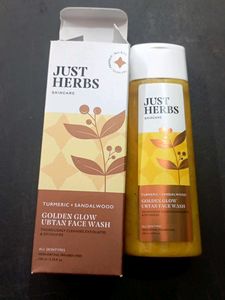 Just Herbs Golden Glow Ubtan Face Wash