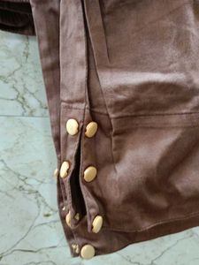 Embroidered Brown Kurta with Pant
