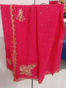 Elegant Pink dabka Embroidered Kurta