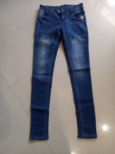 Girls Stylish Blue Denim Jeans