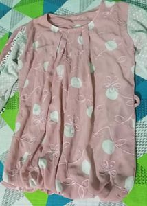 Pretty Pink Embroidered Top