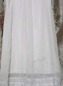 Elegant White Lace Dress