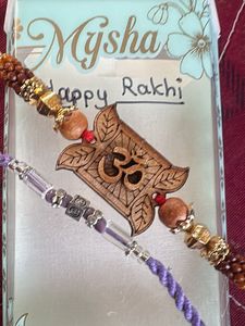 Unique Om Design Rakhi 2
