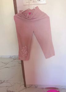 Embroidered Pink Kurta pant