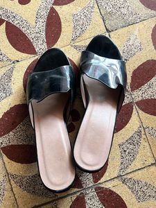 Chic Black Slides