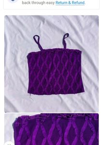 Violet Tube Top