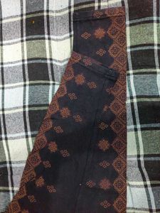 Boho Embroidered Black Trousers
