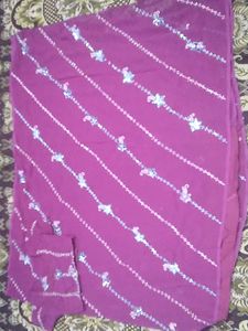 Saree With Hand Work