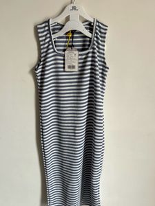 Striped Sleeveless Maxi Dress