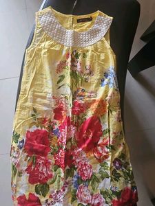Vibrant Floral Print Sleeveless Dress