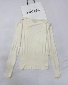 Mango Cream Long Sleeve Top