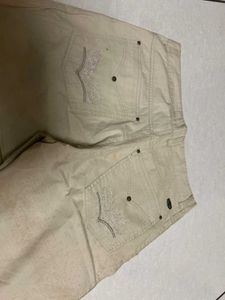 Beige Wide Leg Pants