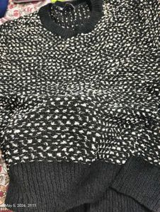 Shimmer black  topwear