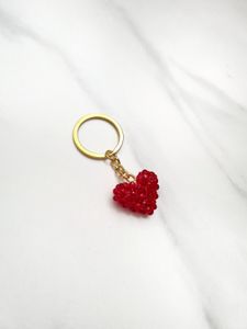Heart Charm Keychains