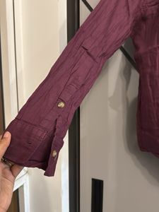 Maroon Long Sleeve Shirt