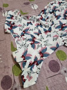 (PRICE DROP )Butterfly Peplum Top