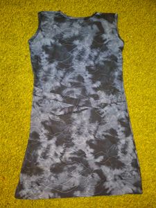 Unique Tie-Dye Lace-Up Dress