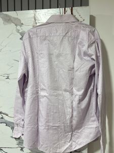Blackberry’s Men's Light Purple Printed Shir