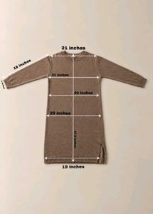 TAUPE BROWN KNITTED LONG SLEEVE SWEATER MAXI DRESS