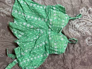 Mint Green Wrap Up Top Freesize